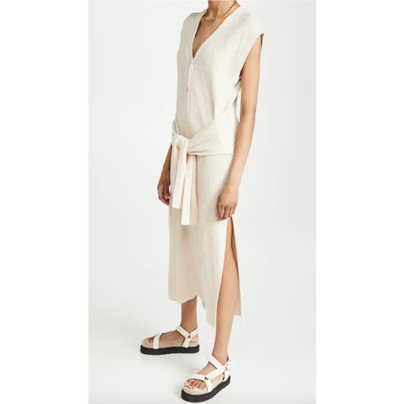 Jonathan Simkhai Annette Loungewear Henley Dress - Picture 3 of 12